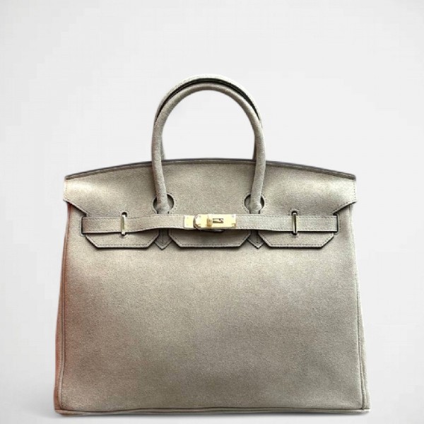 Сумка Hermes - Birkin 35 из замши