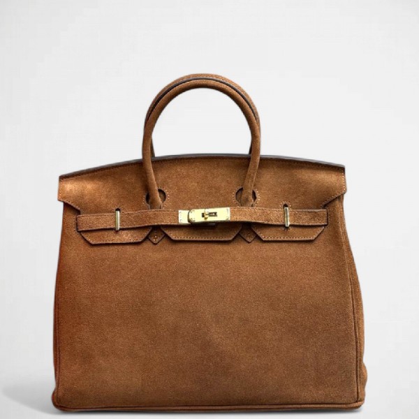 Сумка Hermes - Birkin 35 из замши