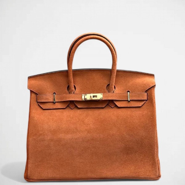 Сумка Hermes - Birkin 35 из замши