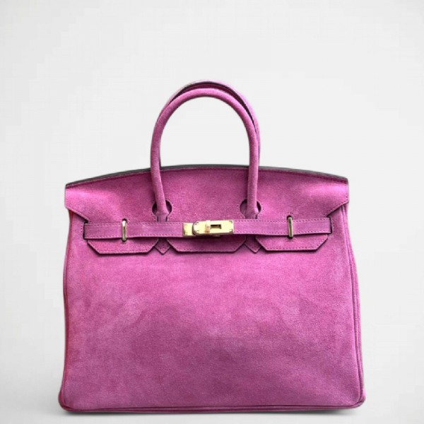 Сумка Hermes - Birkin 35 из замши