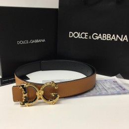 Ремень Dolce Gabbana кожаный