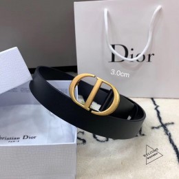 Ремень Dior кожаный без рисунка
