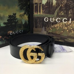 Ремень Gucci  кожаный с роскошной пряжкой