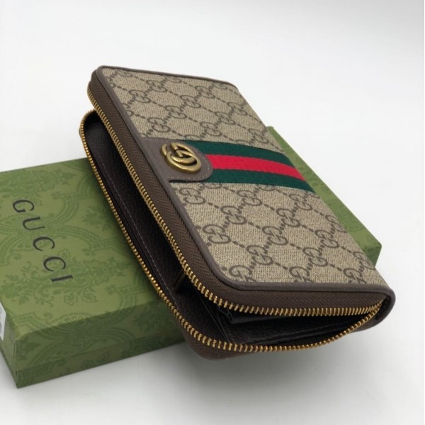 Кошелек GUCCI Beige & Brown