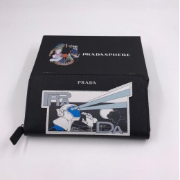 Бумажник Prada с графическим принтом