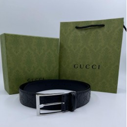 Ремень Gucci кожаный с пряжкой