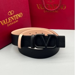 Ремень Valentino с логотипом на пряжке