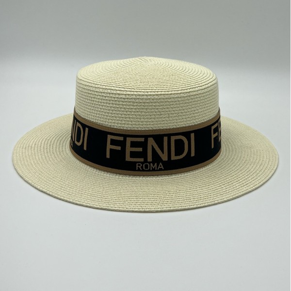 Соломенная шапка FENDI