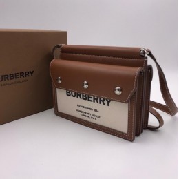 Мини-сумка Burberry - Horseferry с принтом