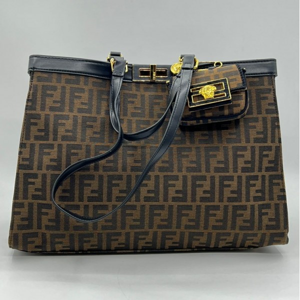 Сумка-шопер Fendi с монограммой
